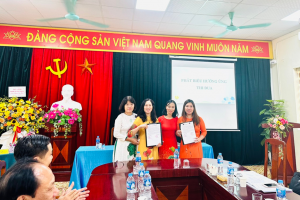 TRƯỜNG TIỂU HỌC PHẠM TU TỔ CHỨC THÀNH CÔNG HỘI NGHỊ CÁN BỘ VIÊN CHỨC NĂM HỌC 2022 – 2023