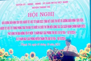 PHONG TRÀO THI ĐUA “NGƯỜI TỐT – VIỆC TỐT” – LAN TỎA NHỮNG TẤM GƯƠNG SÁNG VÀ NHỮNG CÂU CHUYỆN ĐẸP CỦA HUYỆN THANH TRÌ NĂM 2023