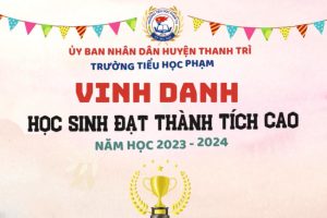 TRƯỜNG TIỂU HỌC PHẠM TU VINH DANH NHỮNG HỌC SINH ĐẠT GIẢI CAO TRONG NĂM HỌC 2023-2024.