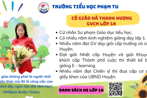 TẬP THỂ GIÁO VIÊN CHỦ NHIỆM KHỐI 1 NĂM HỌC 2024-2025