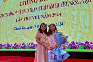 GIẢI THƯỞNG NHÀ GIÁO TÂM HUYẾT SÁNG TẠO LẦN THỨ VIII CỦA  HUYỆN THANH TRÌ, THÀNH PHỐ HÀ NỘI