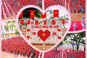 TRANG SỬ HÀO HÙNG TRONG ÁNH MẮT TUỔI THƠ CỦA CÁC CON HỌC SINH LỚP 1B
